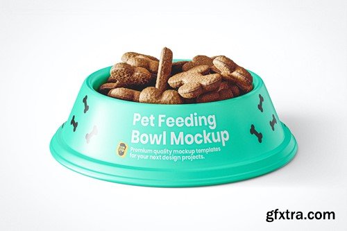 Pet Feeding Bowl Mockup WGHUMZR Pet Feeding Bowl Mockup WGHUMZR