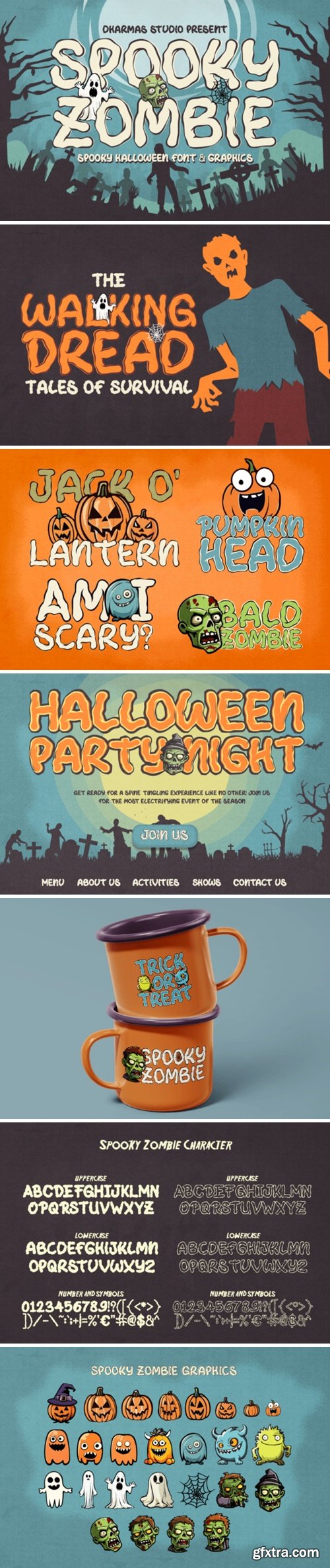 Spooky Zombie Font Spooky Zombie Font