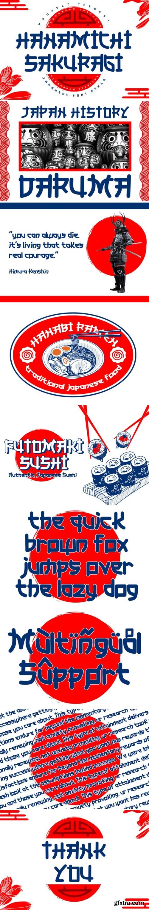 Hanamichi Sakuragi Font