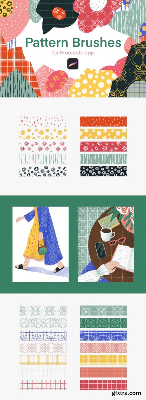 Handmade Pattern Brushes for Procreate