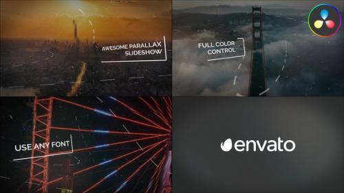 Videohive - Awesome Parallax Slideshow for DaVinci Resolve - 48635780 - 48635780
