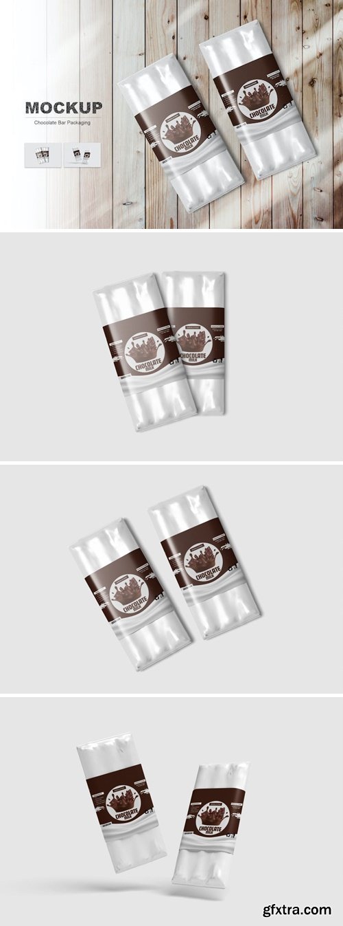 Chocolate Bar Packaging Mockup X59WFTU Chocolate Bar Packaging Mockup X59WFTU