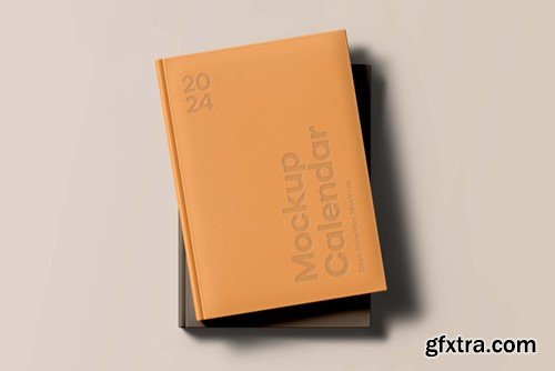 Calendar Book Cover Mock-up N53T2DZ