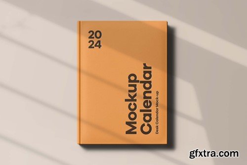 Calendar Book Cover Mock-up N53T2DZ