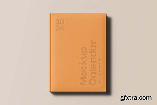 Calendar Book Cover Mock-up N53T2DZ
