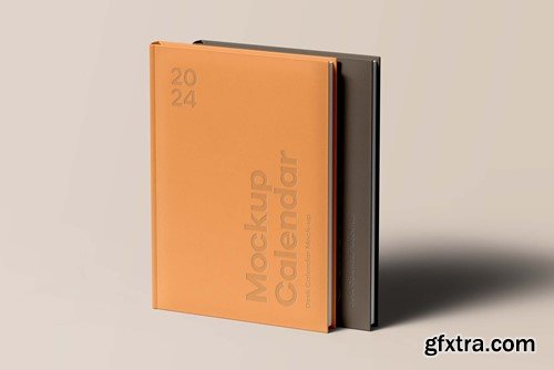 Calendar Book Cover Mock-up N53T2DZ