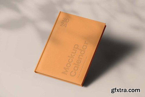 Calendar Book Cover Mock-up N53T2DZ