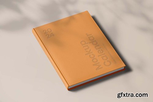 Calendar Book Cover Mock-up N53T2DZ