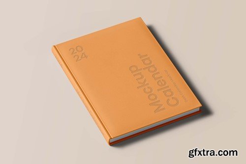 Calendar Book Cover Mock-up N53T2DZ
