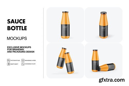 Sauce Bottle Mockups BUAQ5ED