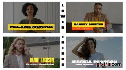 Videohive Colorful Lower Thirds 48753860