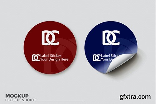 Label Sticker Mockup KTHDEUN