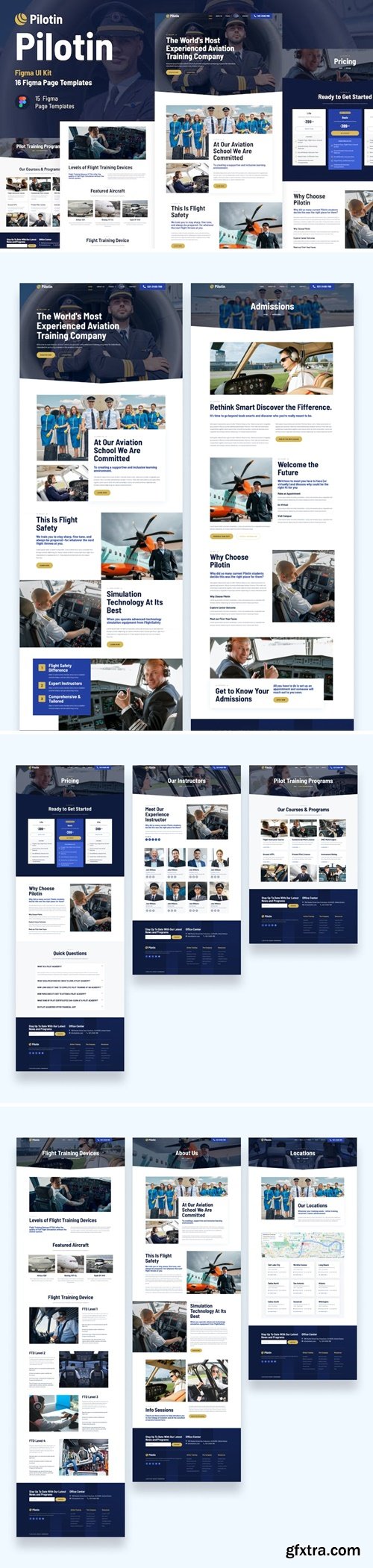 Flight, Aviation & Pilot School Figma UI Kit CPQMHC3 Flight, Aviation & Pilot School Figma UI Kit CPQMHC3