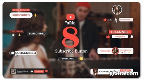 Videohive Youtube Subscribe Buttons Pack 48815669 Videohive Youtube Subscribe Buttons Pack 48815669