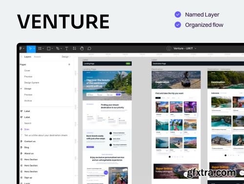 Venture - Travel Agent Website Ui8.net