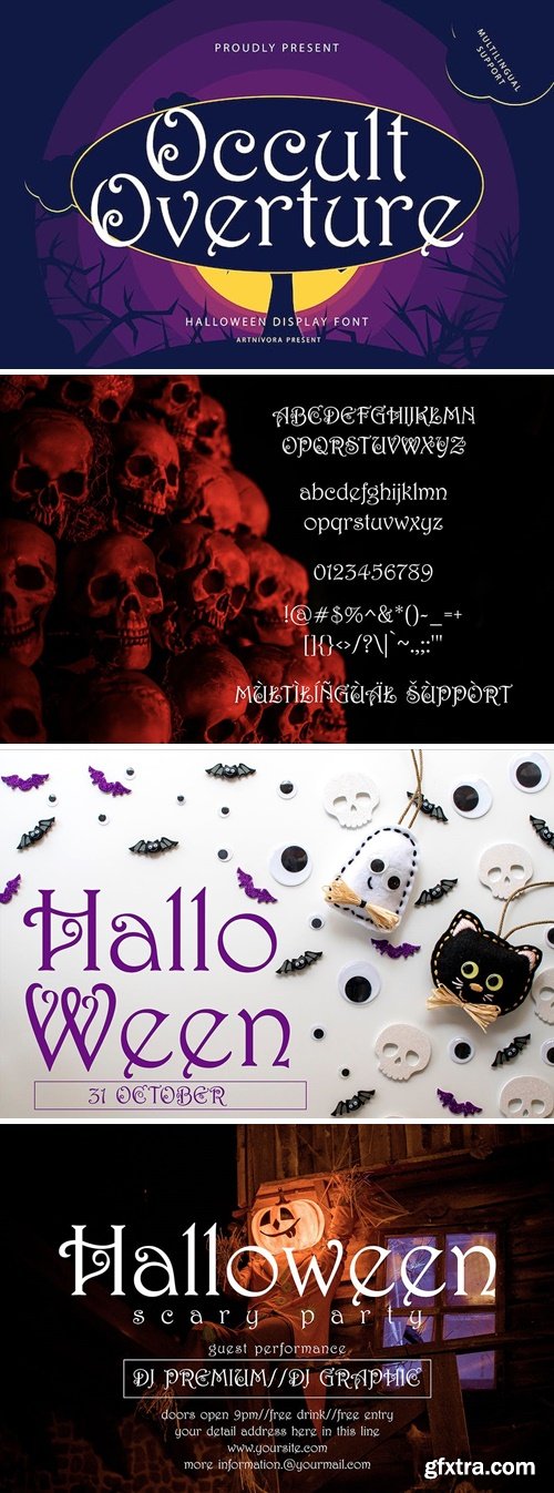 Occult Overture - Display Font Occult Overture - Display Font