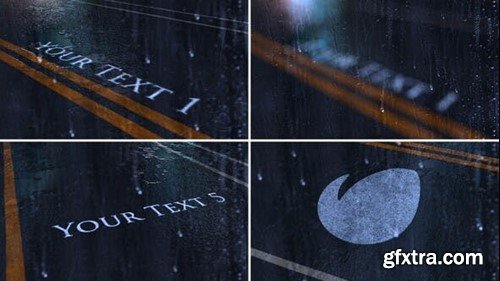 Videohive Rainy Title and Logo Opener 48815630