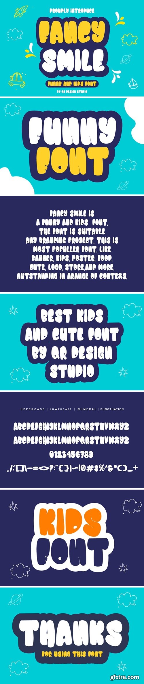 Fancy Smile - Cute Fonts Fancy Smile - Cute Fonts