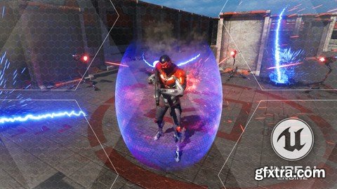 UE5 Sci-Fi VFX Series - Part 3 - Energy Shield &amp; Grenade VFX