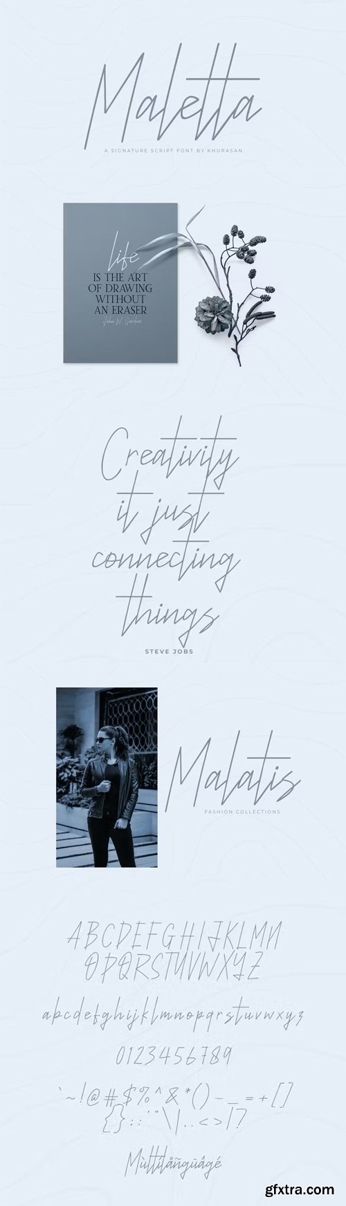 Maletta - Signature Script Font