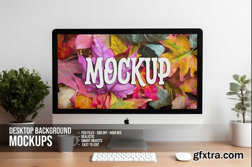 Desktop Background Mockup LLU37GA Desktop Background Mockup LLU37GA