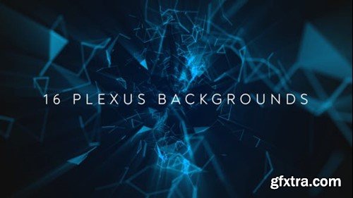 Videohive 16 Plexus Backgrounds 48863684