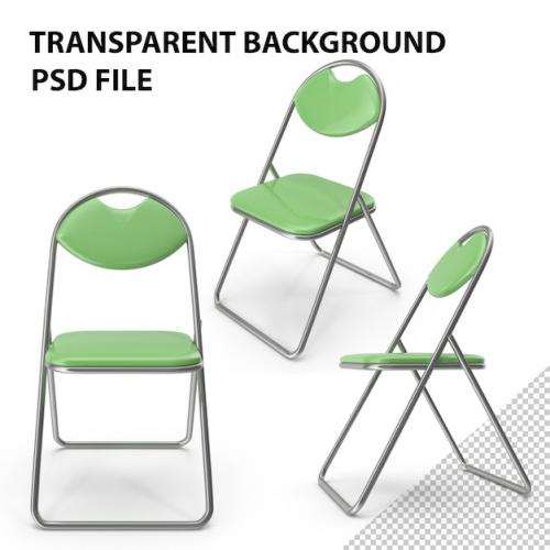 Premium PSD | Kitchen chair green png Premium PSD