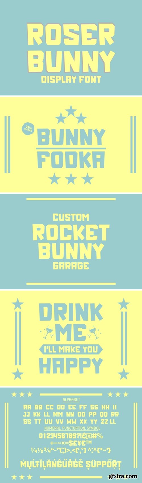 Roser Bunny Font