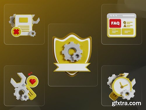 Customer Service 3D Illustration V2 95J3MSZ