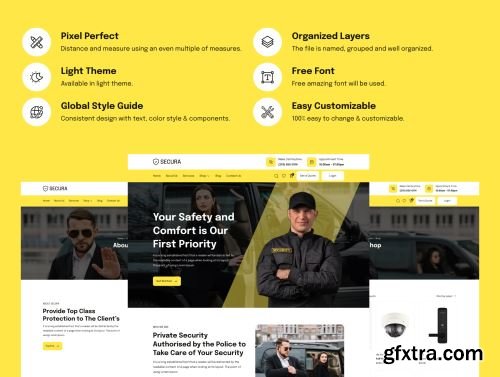 Security Agency Web UI Kit Ui8.net