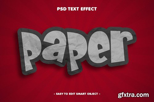Paper PSD Layer Style Text Effect Z3CBZTU