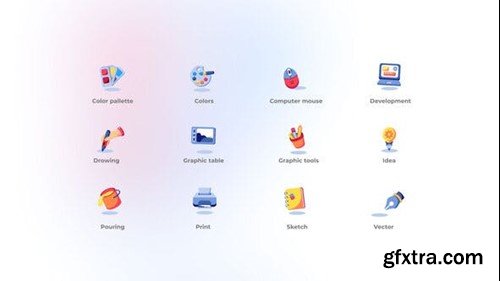 Videohive Design - Flat Icons 48919493