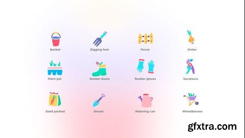 Videohive Garden - Icons Set 48918494 Videohive Garden - Icons Set 48918494