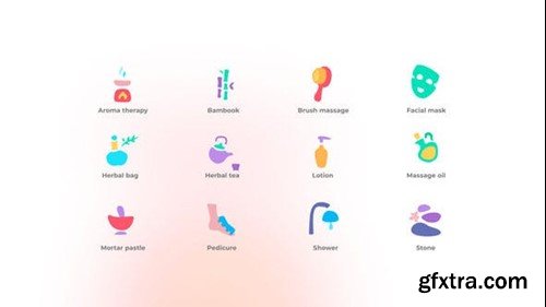 Videohive Spa - Icons Set 48918694 Videohive Spa - Icons Set 48918694
