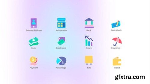 Videohive Banking - Icons Set 48918251 Videohive Banking - Icons Set 48918251