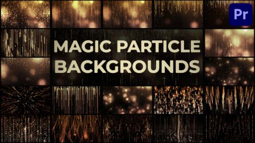 Videohive - Magic Particle Backgrounds for Premiere Pro - 48567511 - 48567511