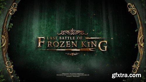 Videohive Frozen King - The Fantasy Trailer 22899251 Videohive Frozen King - The Fantasy Trailer 22899251