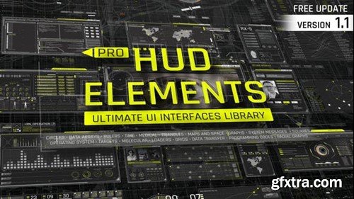 Videohive Pro HUD Elements Pack 35846046 Videohive Pro HUD Elements Pack 35846046