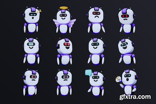 Robot Activity 3D Icon DEBBQAU