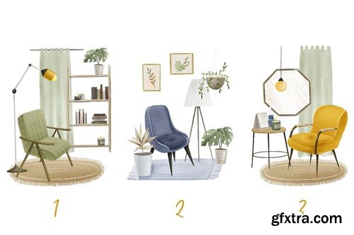 Cozy hygge home interior X76CL2D