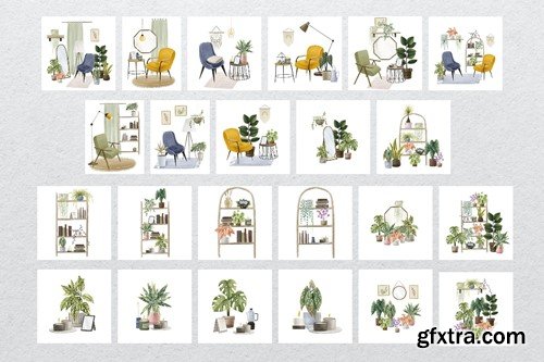 Cozy hygge home interior X76CL2D