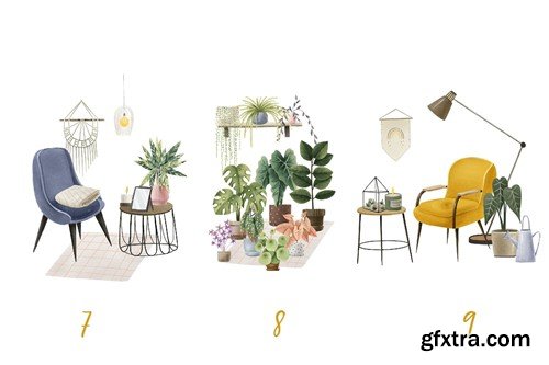 Cozy hygge home interior X76CL2D