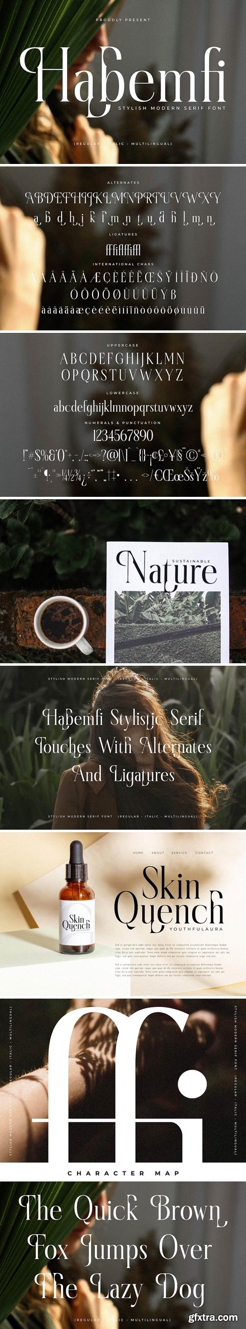 Habemfi Stulish Modern Serif Font