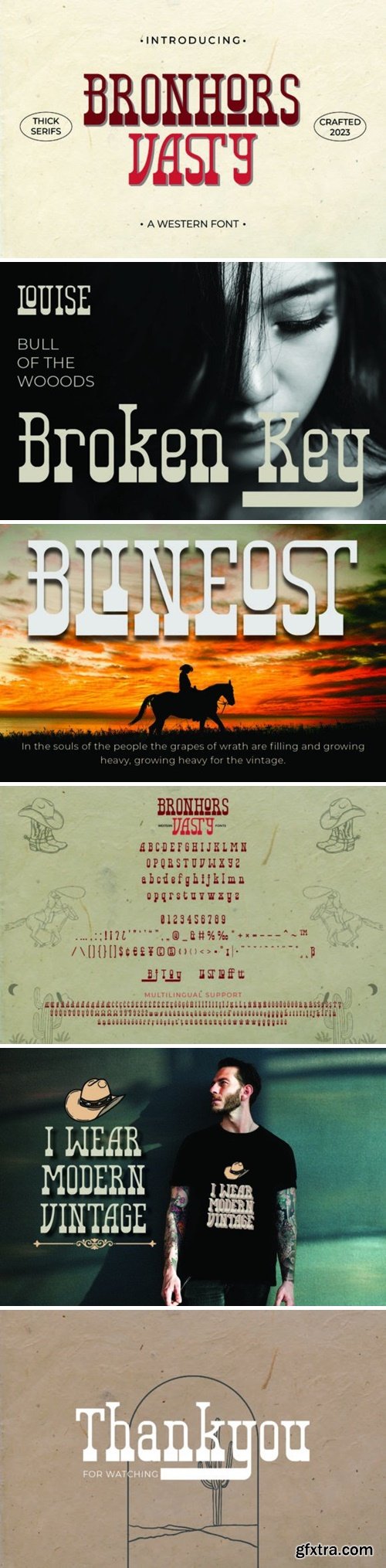 Bronhors Vasty Font Bronhors Vasty Font