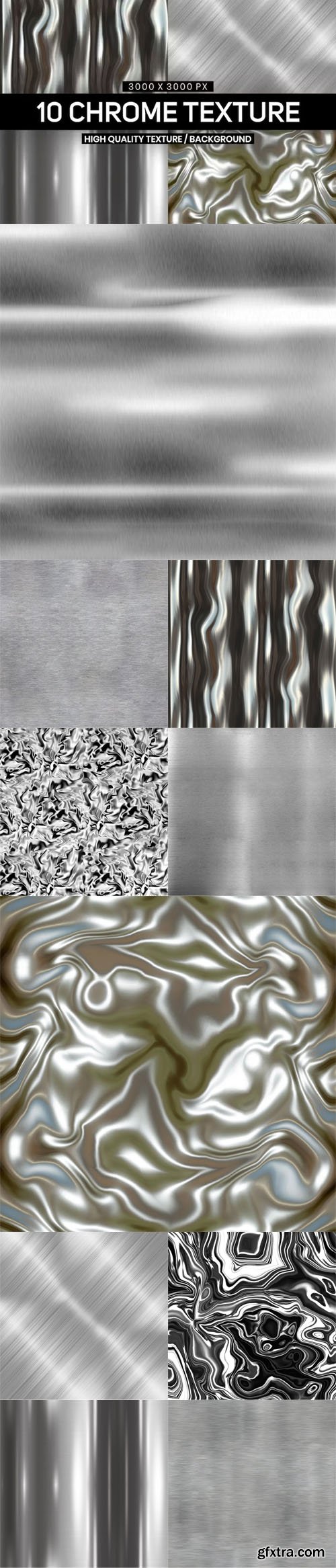 10 Chrome Texture Backgrounds