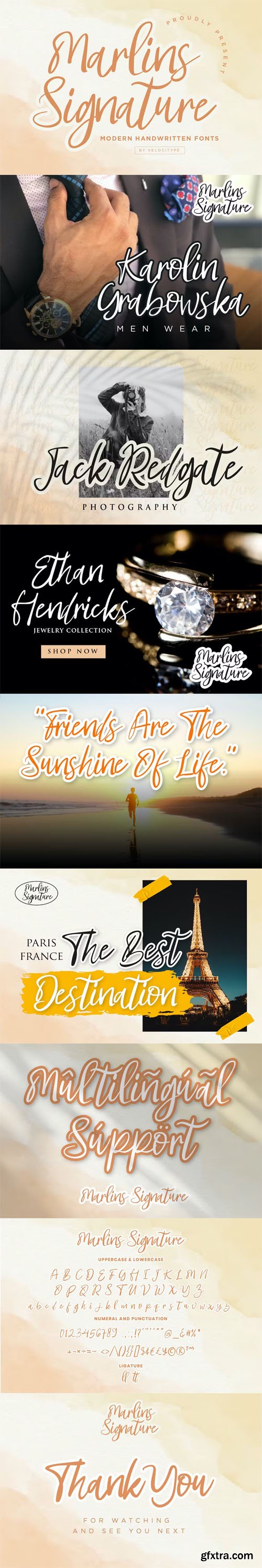 Marlins Signature - Handwritten Script Font