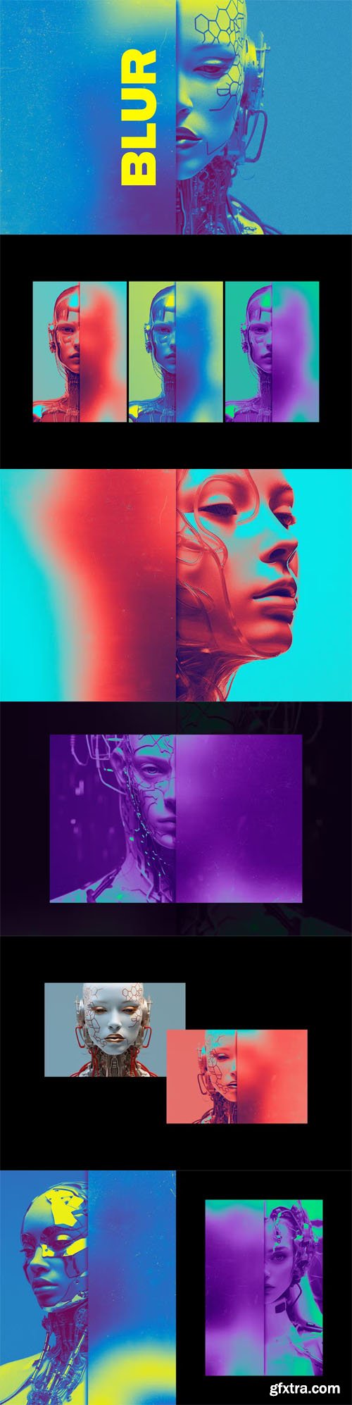 Side Blur Photo Effect