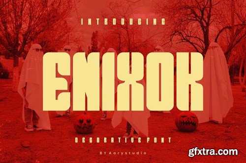 Enixok - Decorative Font LHVENWC