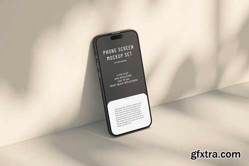 iPhone 15 Pro Max Screen Mockup Set 4939US2