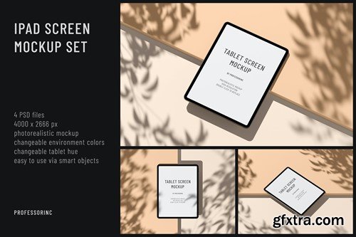 iPad Screen Mockup Set T659QR7